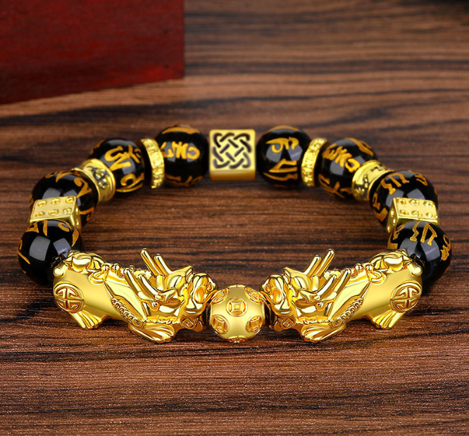 Vòng tay tùy hưu 12mm mang lại may mắn