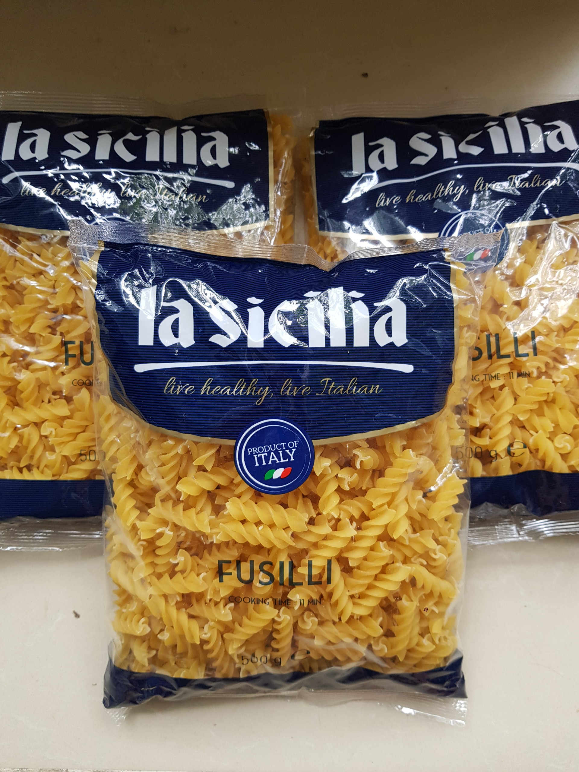 Mì ý la sicilia fusilli nui xoắn 500g