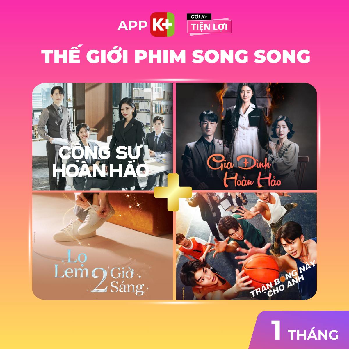 APP K+ Gói Tiện Lợi - Thời hạn 01 tháng