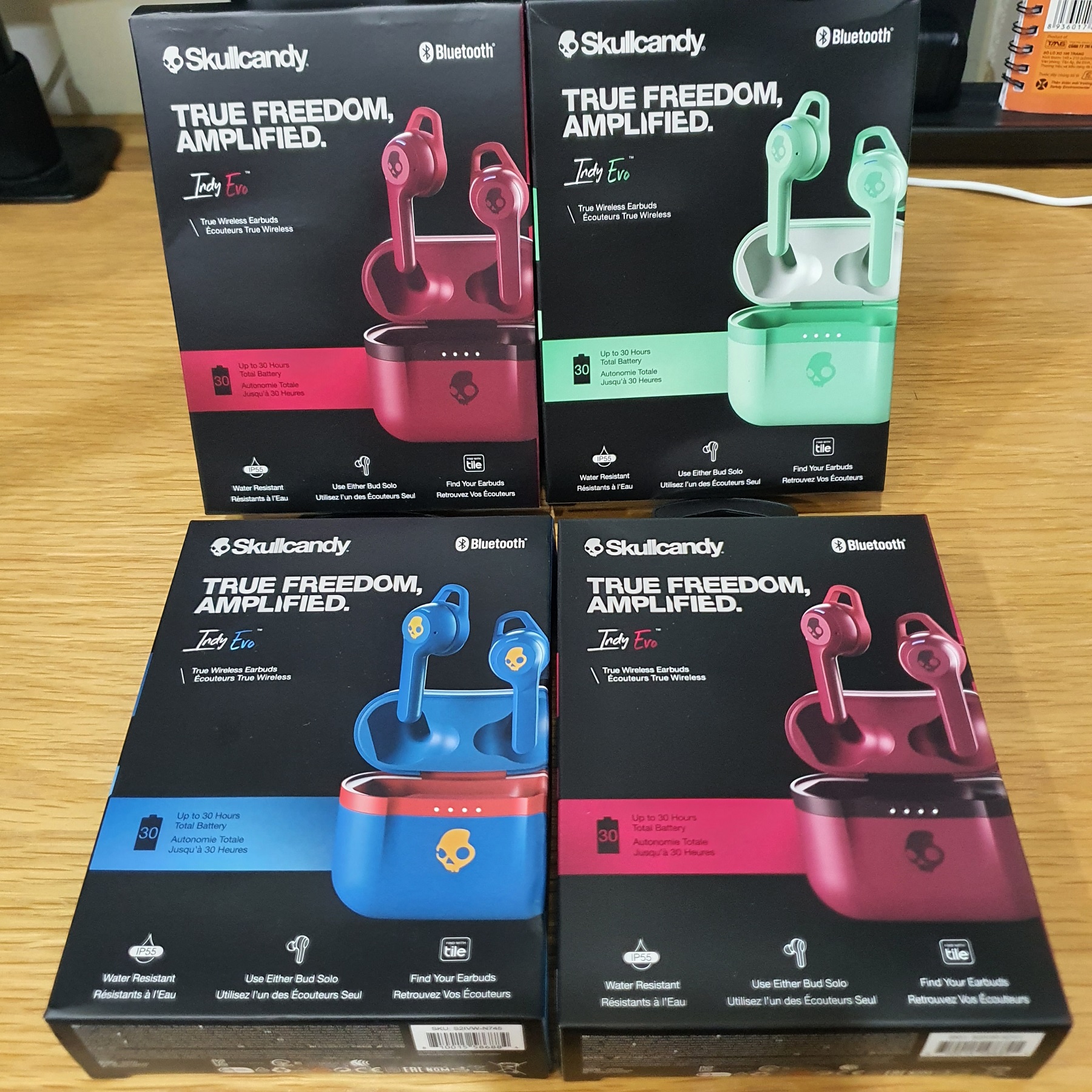 Tai nghe Skullcandy Indy Evo True wireless - Hàng Mỹ Mới 100%