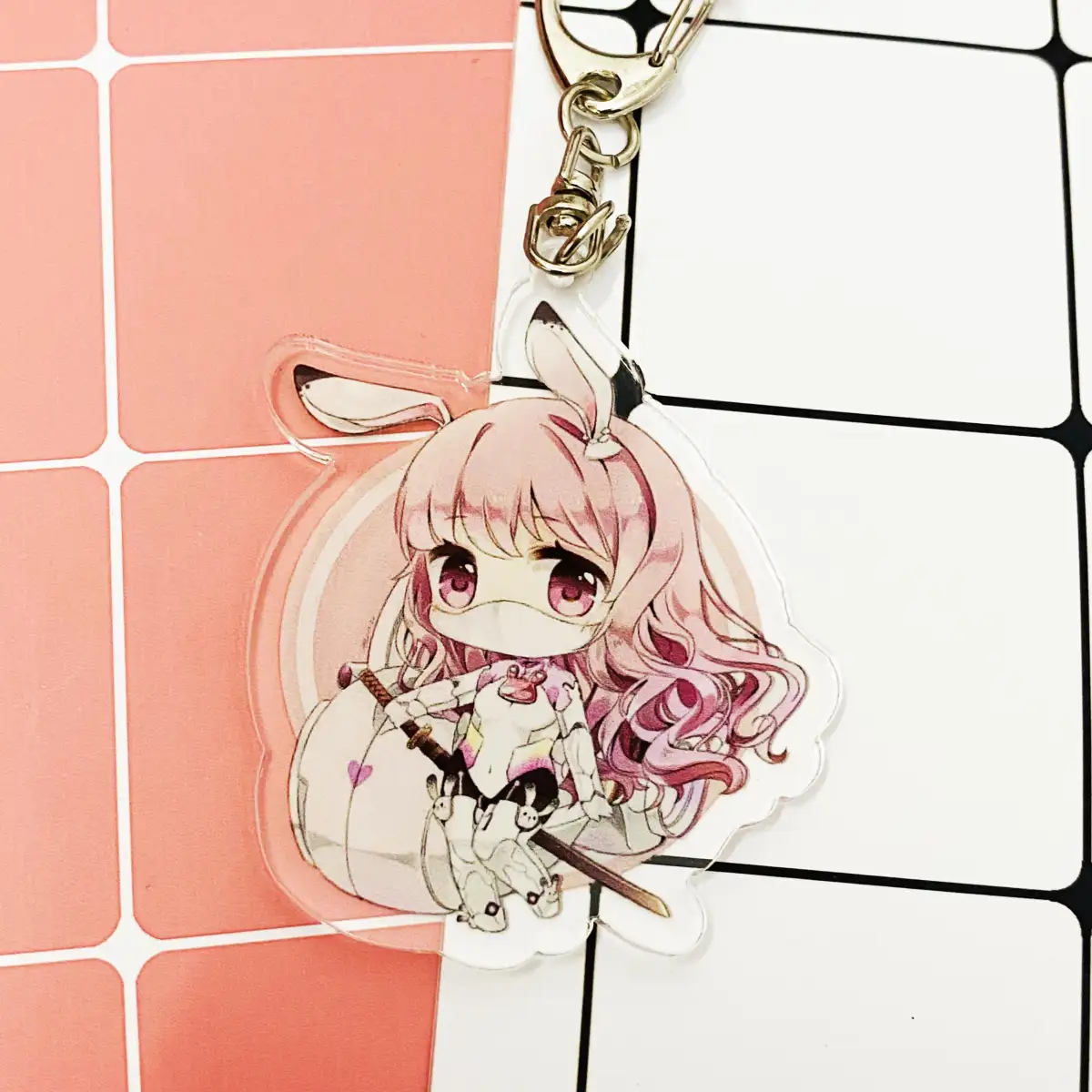 Mica Trong Acrylic Moc Khoa Miracle Nikki Ngoi Sao Thời Trang Qua Tặng Xinh Xắn Dễ Thương In Hinh Anime Chibi Lazada Vn