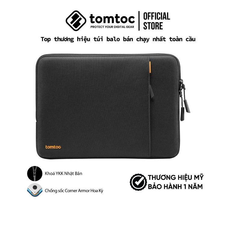 Túi chống sốc  Tomtoc Protective 360 cho Macbook Air/Pro 13/ Pro 14/Air 15/ Pro 16 - Hàng chính hãng