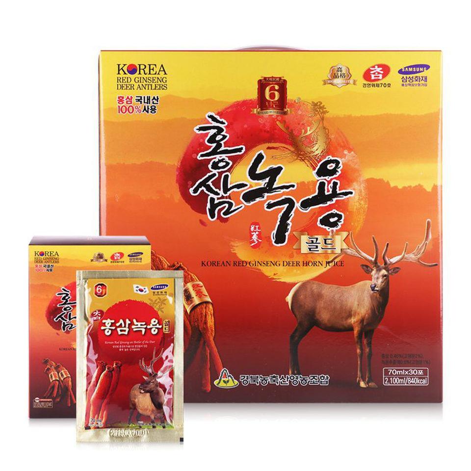 Nước Hồng Sâm Nhung Hươu Hàn Quốc ( 30 gói x 70ml)