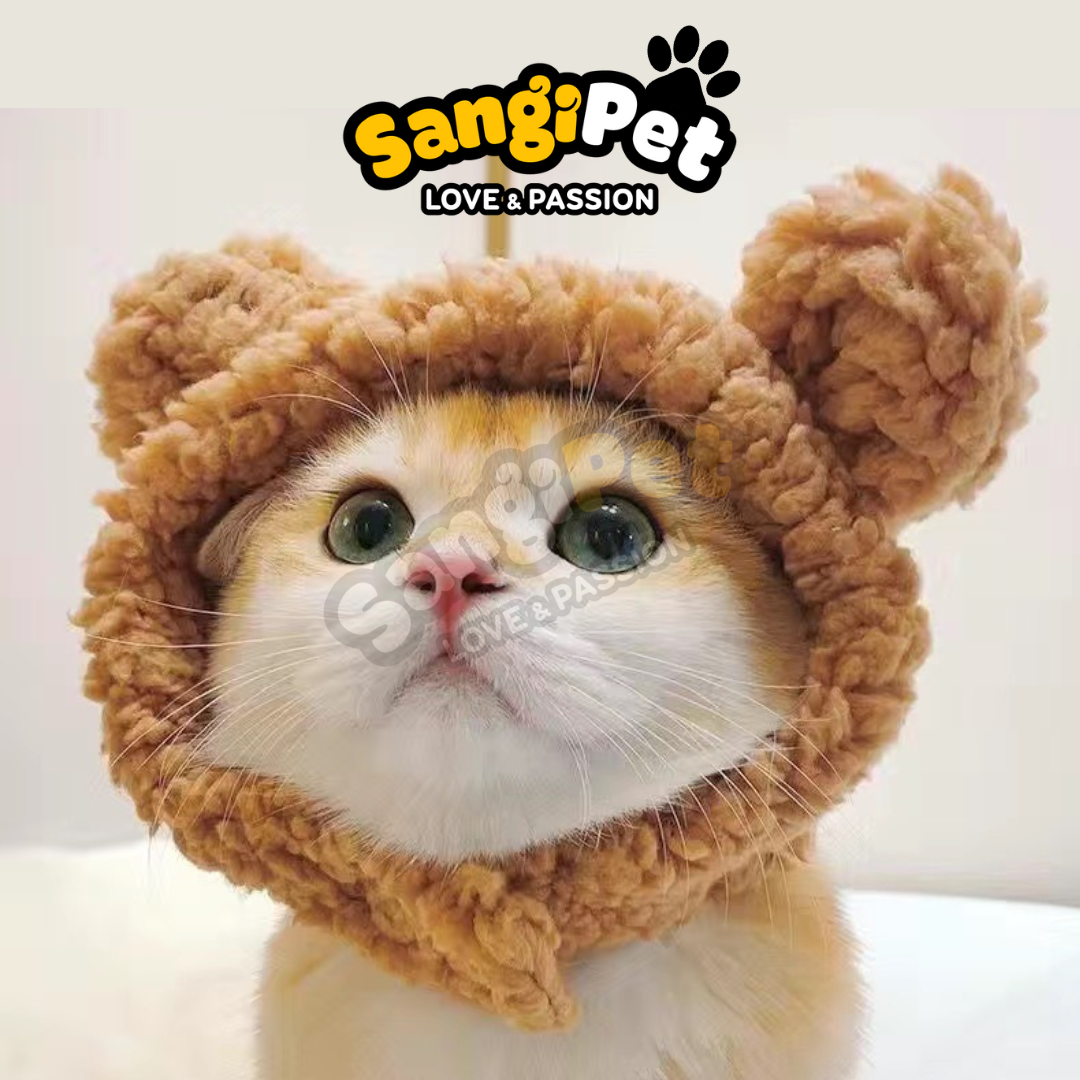 Mũ cho mèo chó, nón len cực cute cho thú cưng