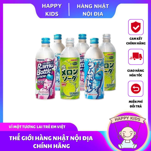 Soda Sangaria có ga Lamine Chai nhôm 500ml