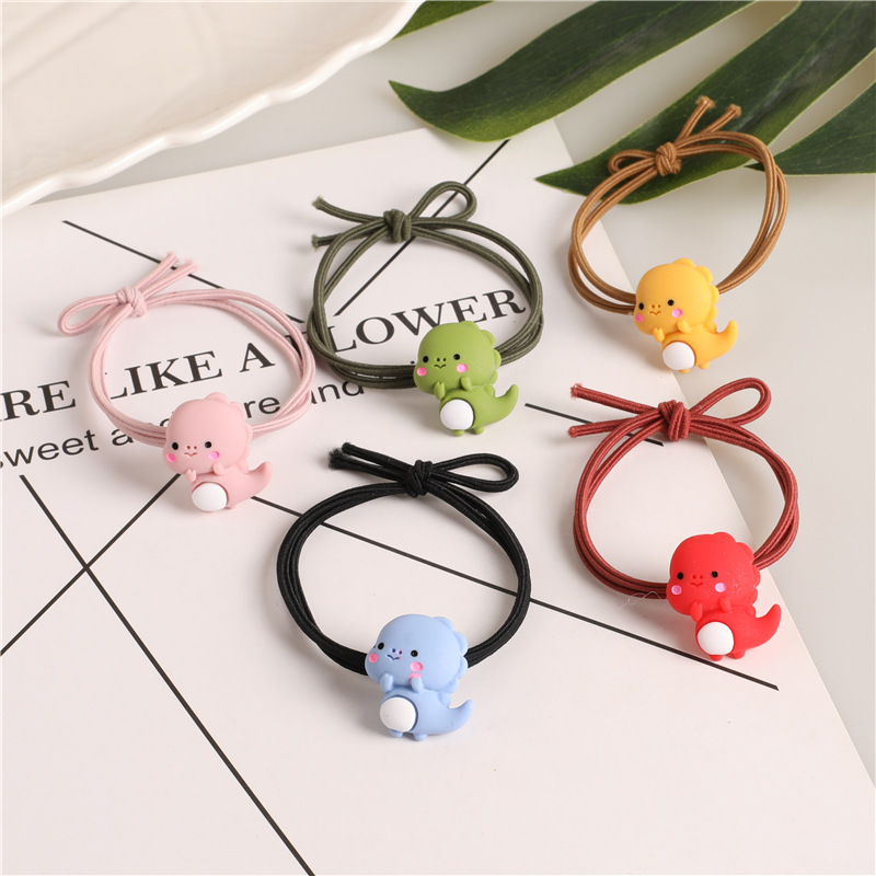 Set 5 cột tóc khủng long béo ú
