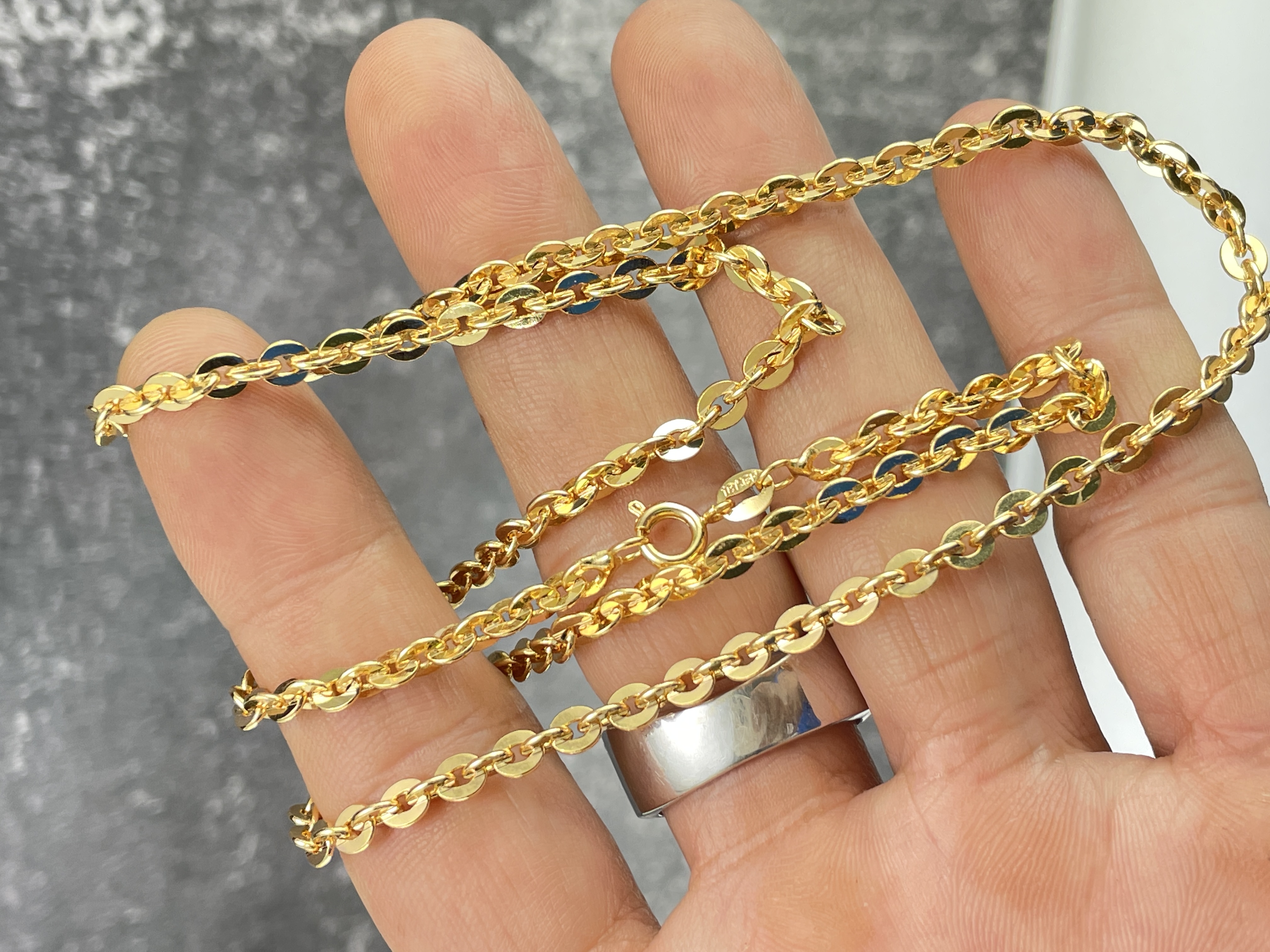 [HCM]DÂY CHUYỀN NAM NỮ MẠ VÀNG 18 K CAO CẤP - DC096L6