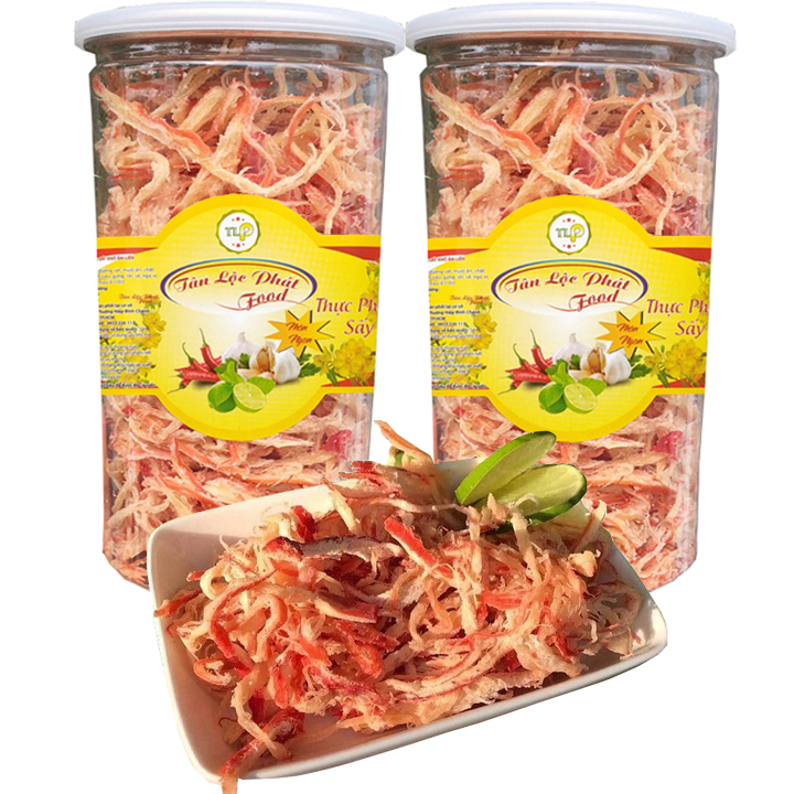 COMBO 2 HŨ MỰC XÉ HẤP NƯỚC DỪA ĐẶC BIỆT TPS - MỖI HŨ 200G