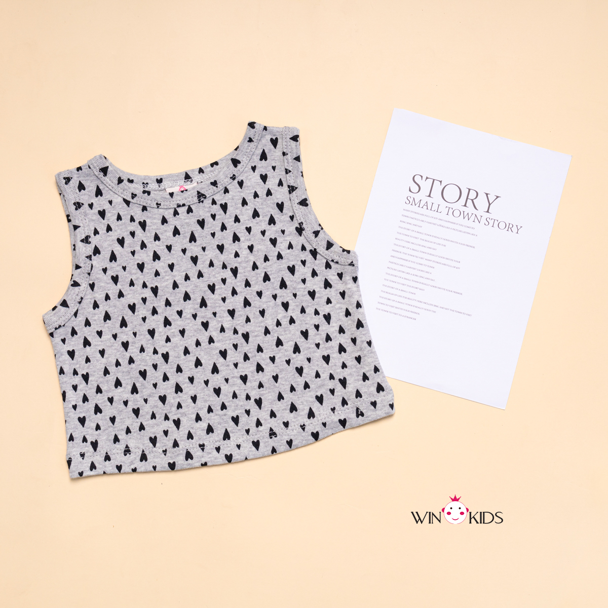 Áo croptop sát nách bé gái ba lỗ ôm body thun cotton 10-40kg Thời trang trẻ em WINKIDS - 7