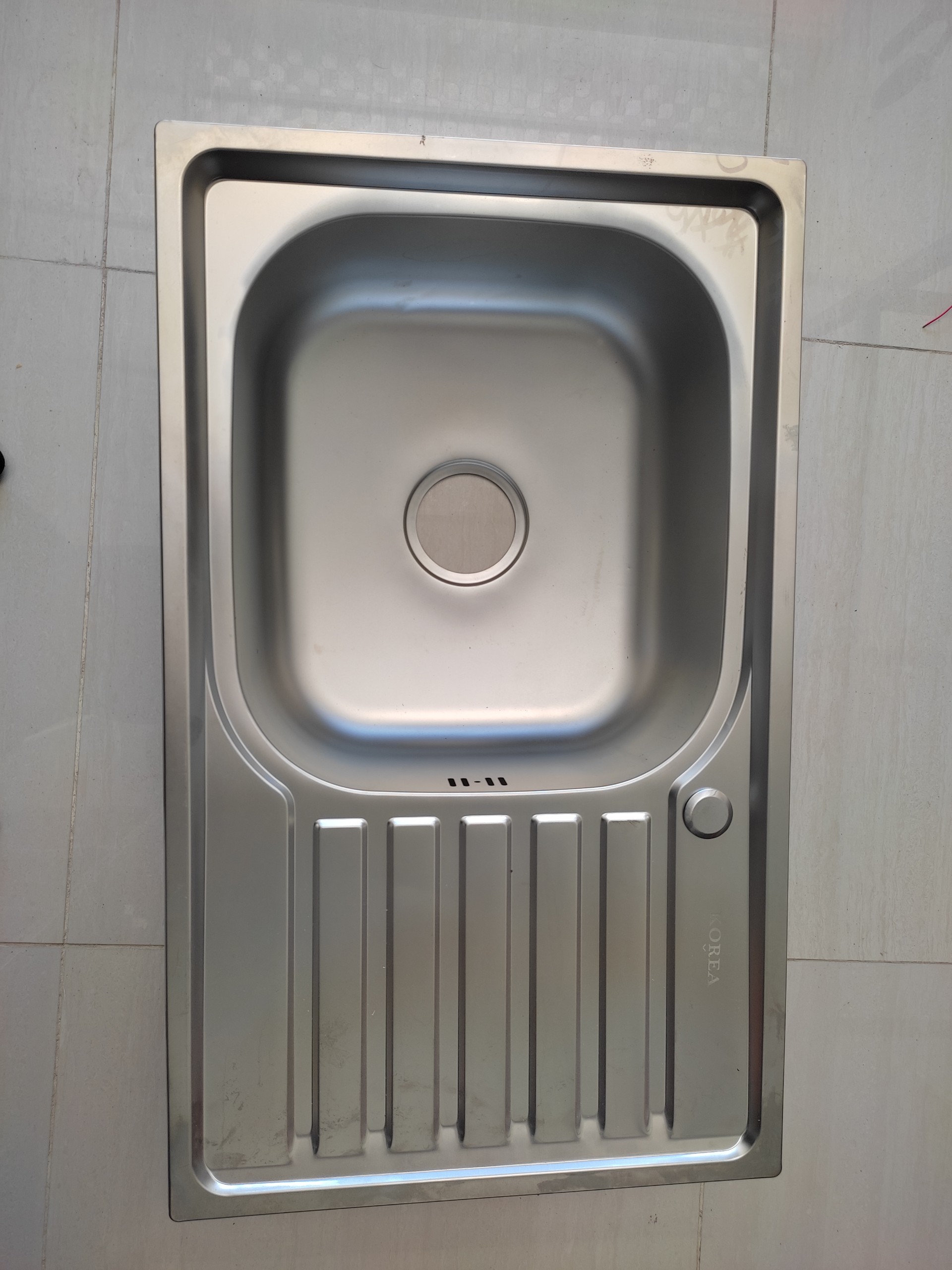 Chậu rửa chén bát Inox 1 hố + 1 bàn