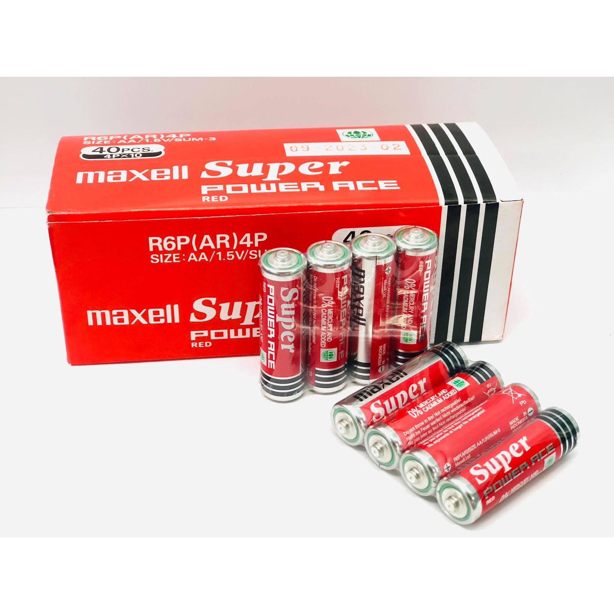Pin aa super maxel hộp 10 vĩ 40 viên