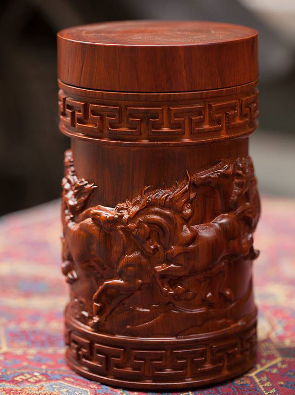 Hộp đựng chè gỗ hương gỗ bách xanh cao cấp hàng đẹp