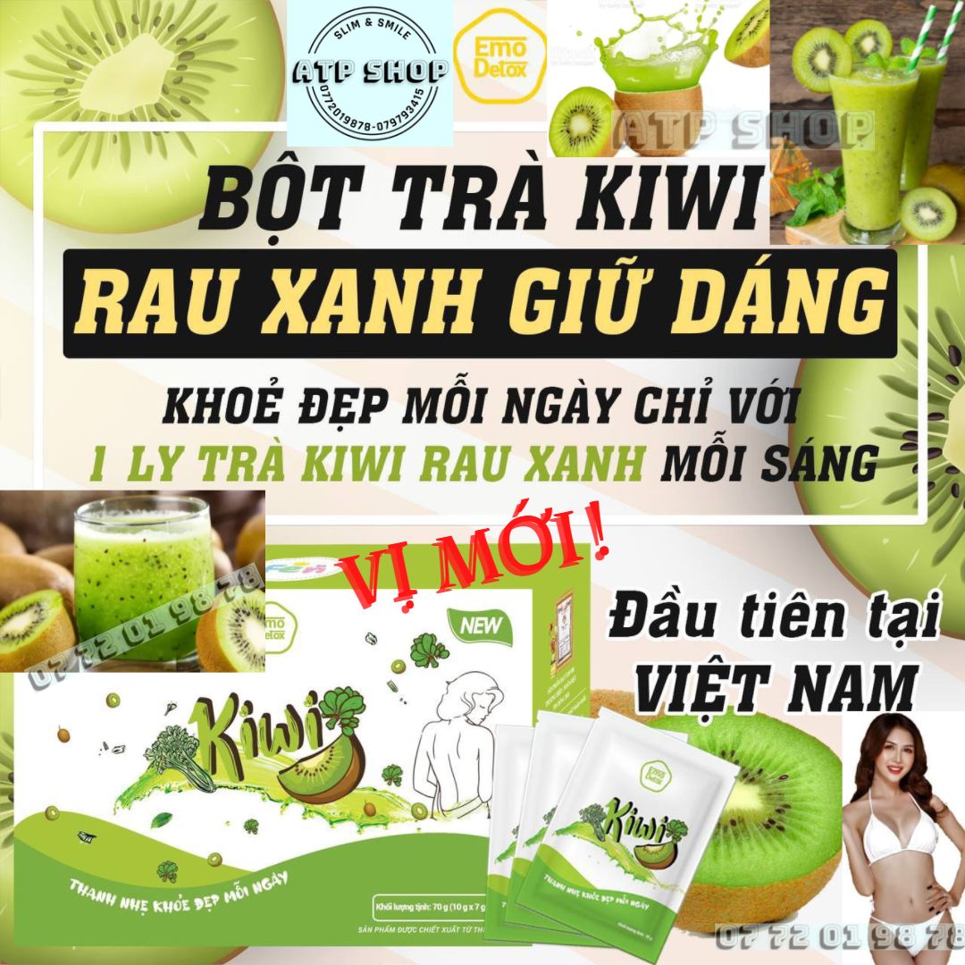 KIWI 🥝 EMOSLIM VỊ MỚI / Giảm Cấp Tốc 1-5 kg sau 7 ngày