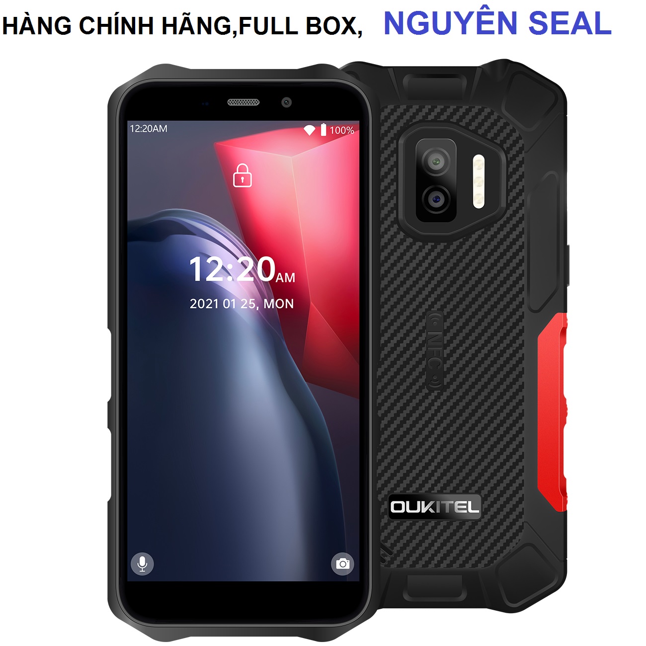 [HCM]Điện thoại Oukitel WP12(chống va đập , chống nước , Androi 11 , Ram 4Gb ,Rom 32Gb)