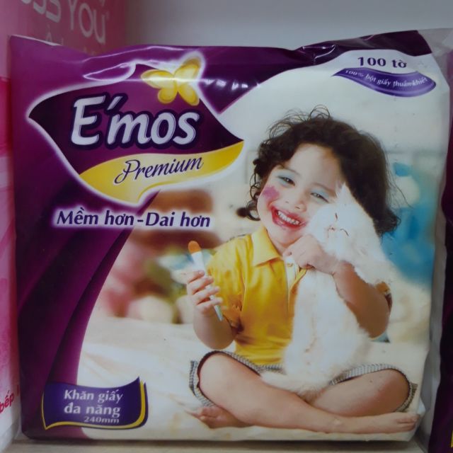 Giấy vuông E'mos. Combo 20 gói