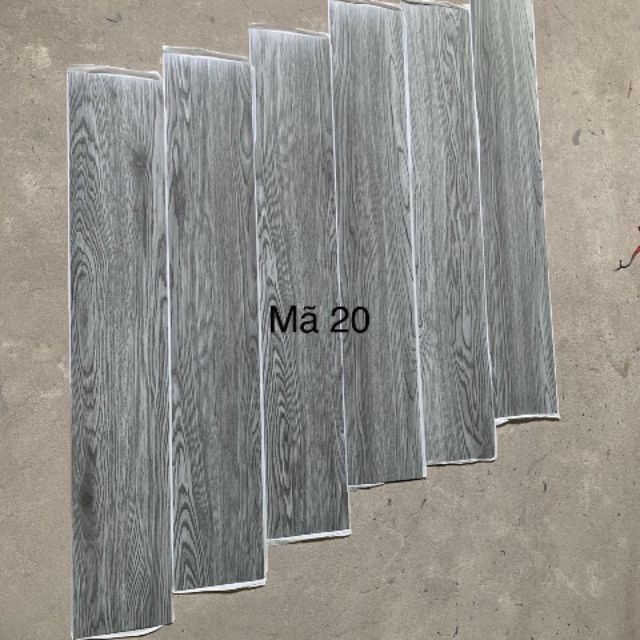 SÀN NHỰA GIẢ GỔ BÓC DÁN DÀY 2MM