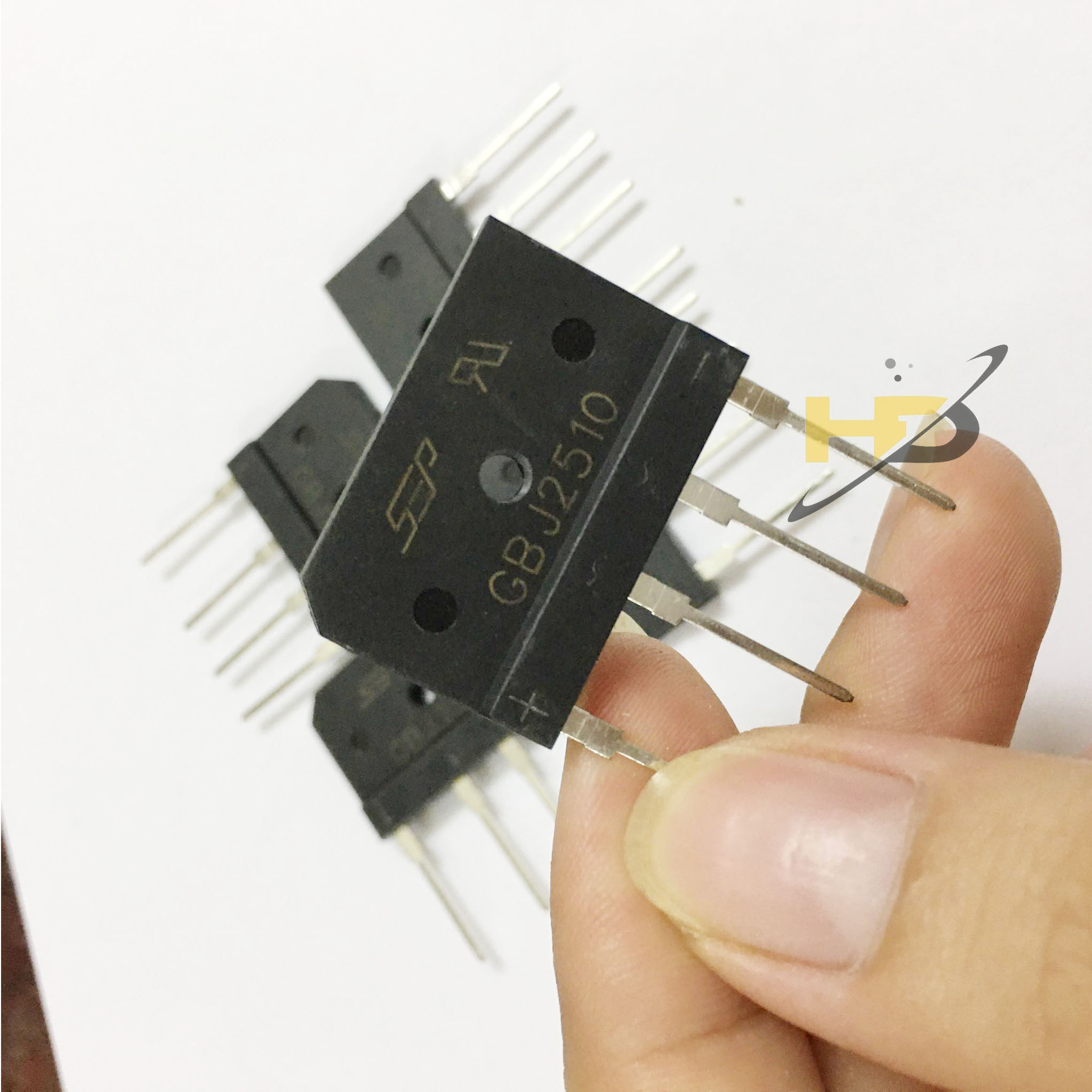 Linh Kiện Bếp Từ, Bộ 3 Diode Cầu GBJ2510 1000V 25A