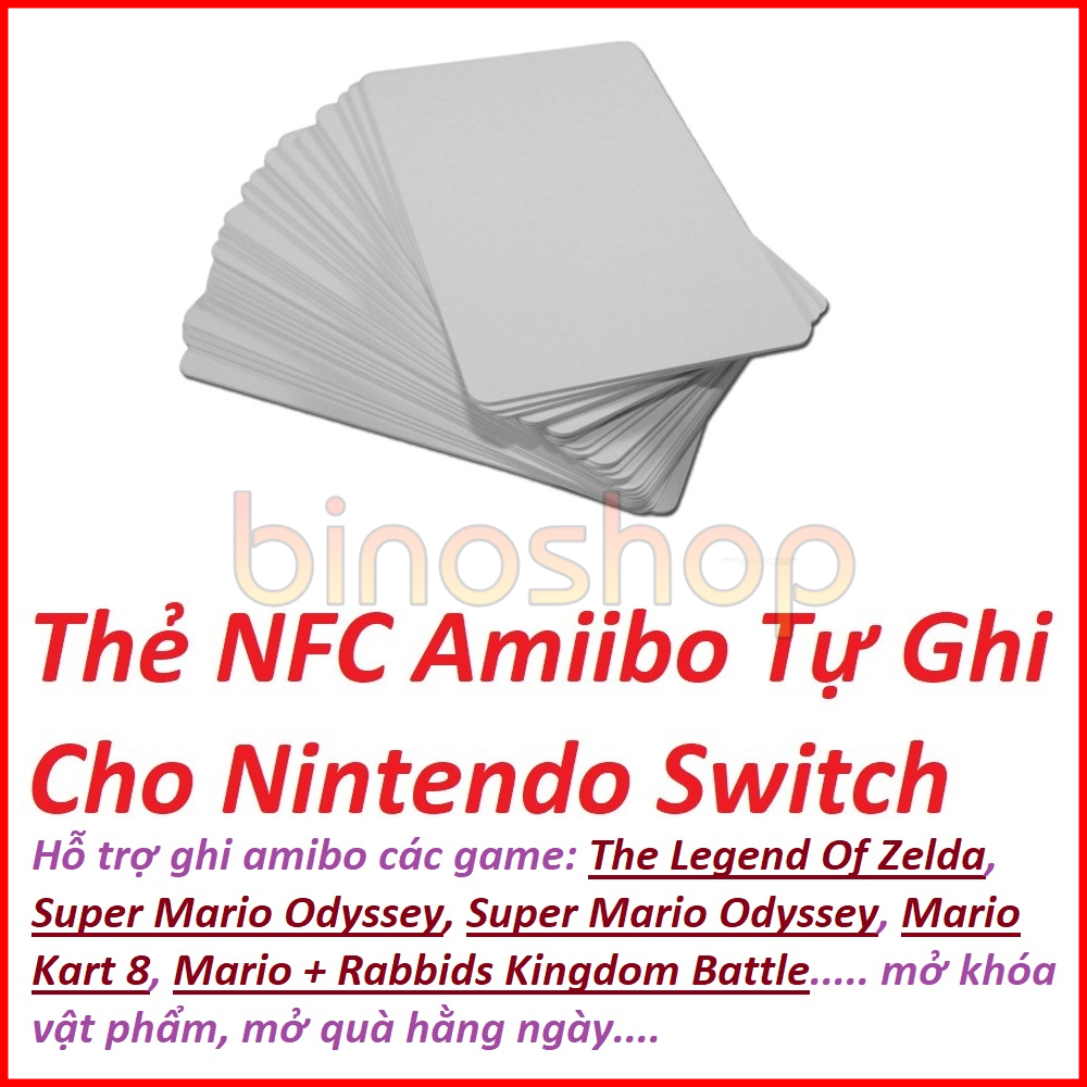 Thẻ NFC Amiibo Tự Ghi Cho Nintendo Switch, Will U...