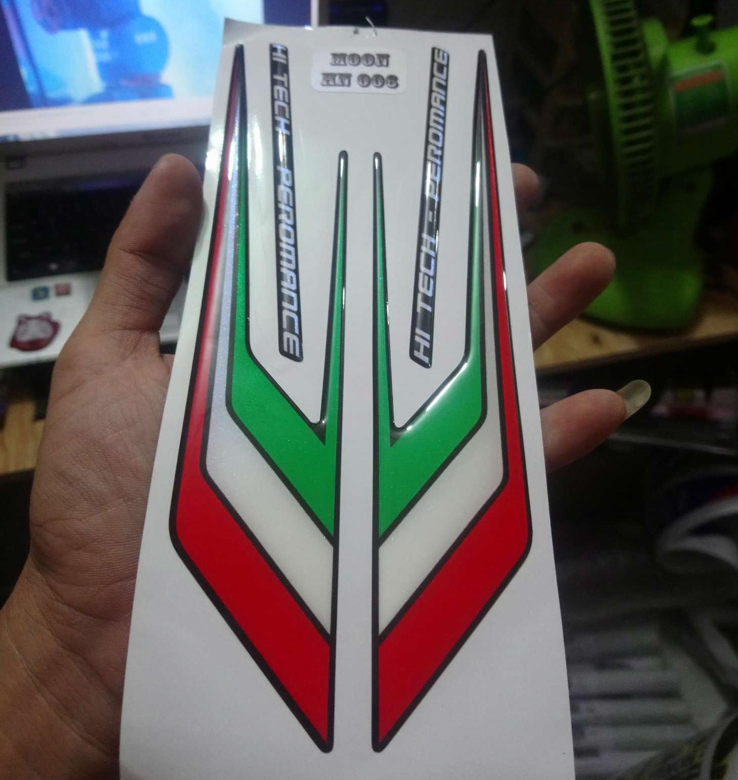 Tem logo nổi dán nẹp sườn sh camay