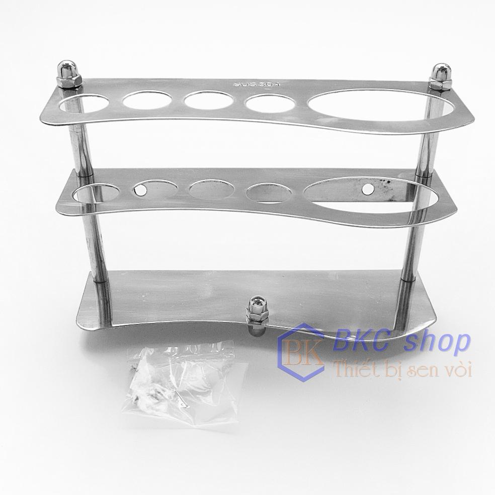 Kệ bàn chải và kem đánh răng inox 304 yamato lbc-09