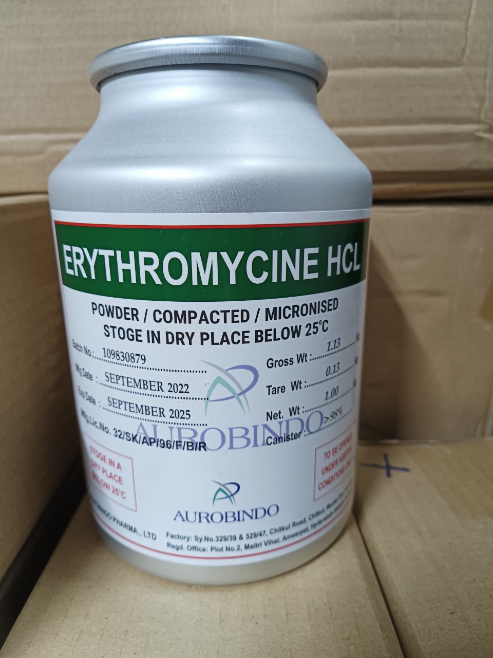 Erythomycin dùng diệt khuẩn,nấm, đường hô hấp,tiêu hóa,mềm thân,đục thân trên tôm , cá