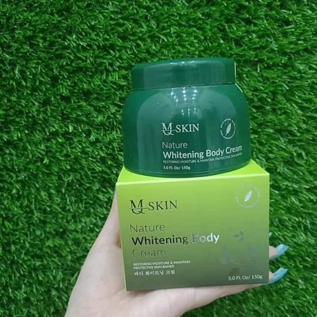 Kem Body Diệp Lục QM Skin Siêu Trắng Da 150g hàng chuẩn