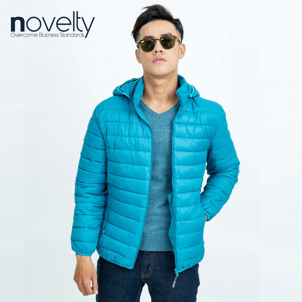 Áo Jacket nam Novelty 03 lớp lông vũ nhân tạo màu xanh yamaha 1805284