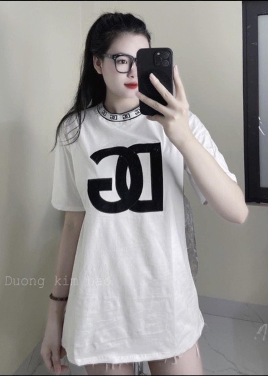 Áo phông CHA NEL Áo phông nam nữ đều mặc rất đẹp áo cotton nam nữ áo cotton nữ áo thun nam nữ siêu hót