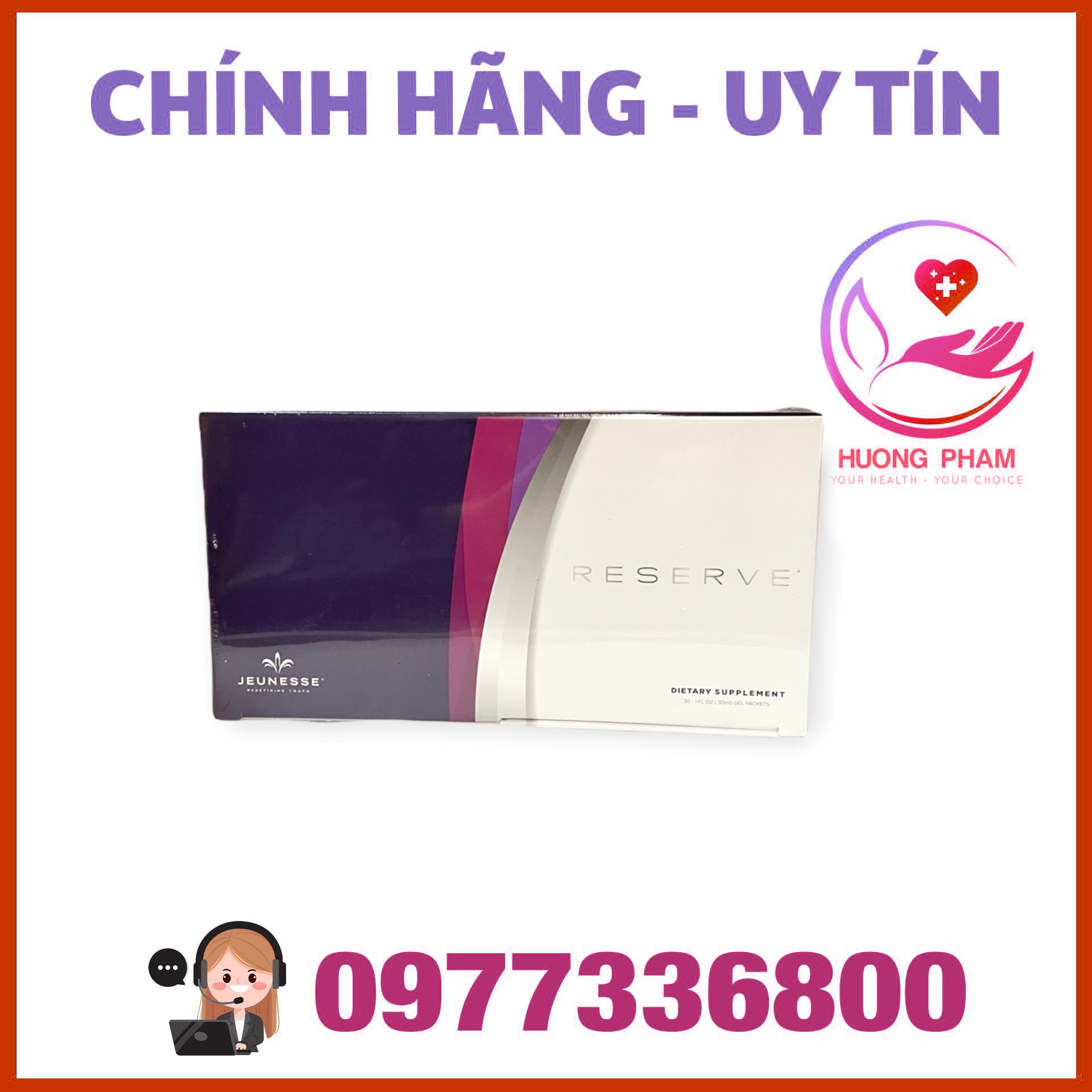 [TOP] Reserve Jeunesse - Gel trái cây hoa quả của Mỹ (hộp 30 gói)