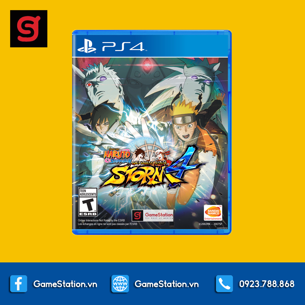 Đĩa Game PS4: Naruto Shippuden Ultimate Ninja Storm 4 - hệ US