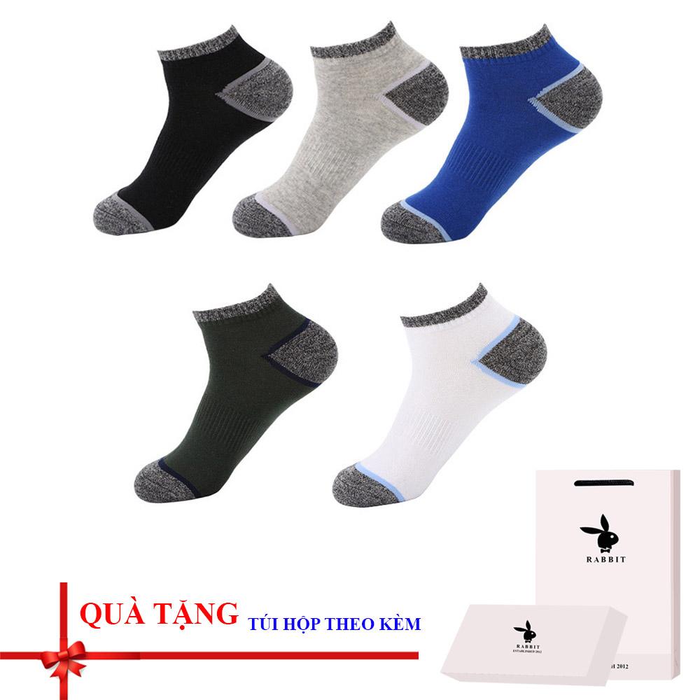Combo hộp 5 đôi tất / vớ nam cao cấp