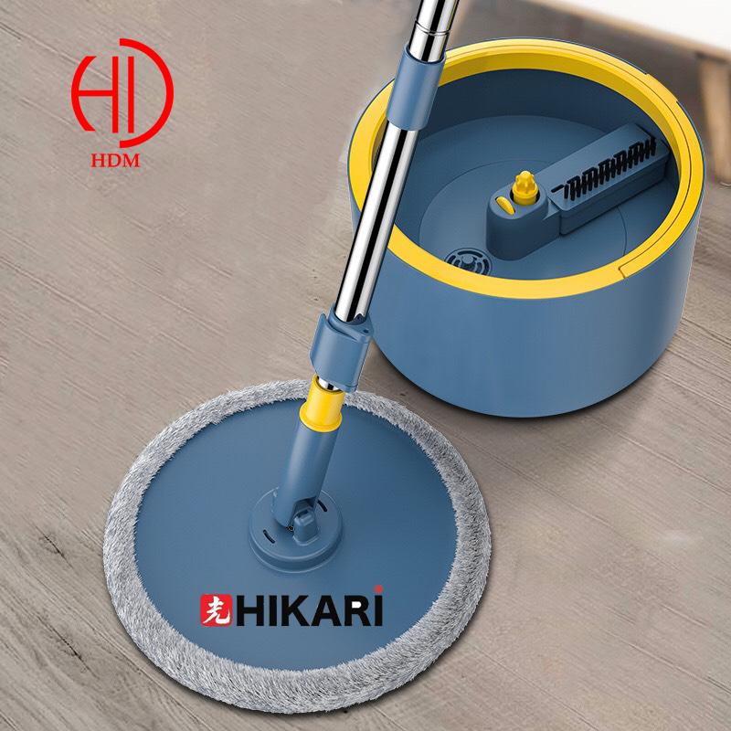 Chổi cây lau nhà thông minh cao cấp Hikari HR-365F công nghệ Nhật (trắng)