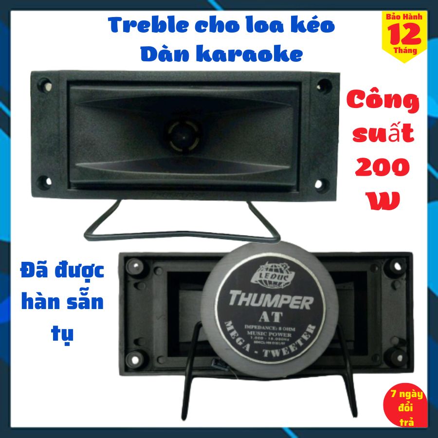 Đôi loa treble rời AT8 chính hãng 200w-loa chép rời karaoke cao cấp tặng tụ xịn