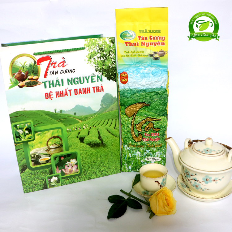 Trà Thái Nguyên đặc sản- Loại trà Bát Tiên đặc sản Tân Cương gói 500g