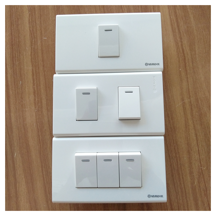 Công tắc SINO S18CC - Loại 1 đến 3 công tắc
