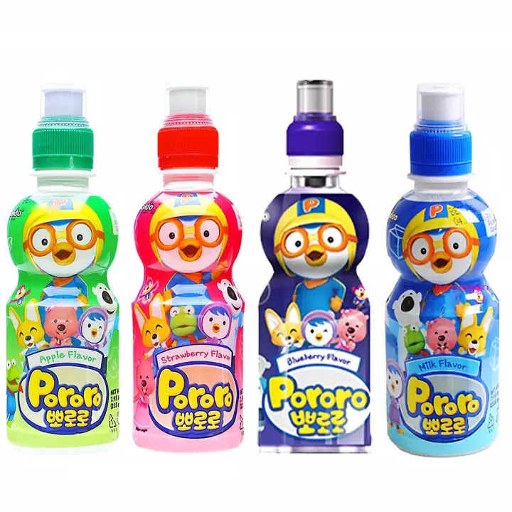 [ SIÊU GIẢM GIÁ, NHANH TAY CHỚP LẤY ] 01 chai x 235ml Nước uống trái cây Pororo nhập khẩu Hàn Quốc (Date: 04/2021) - Giao ngẫu nhiên. - Thức uống , đồ ăn vặt cho bé yêu.-[ 12.12 Hot Deals ]