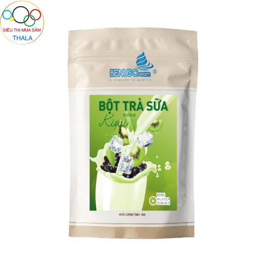 Bột trà sữa hoà tan hương kiwi cao cấp