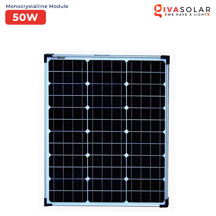 Tấm pin thu năng lượng mặt trời givasolar mono msp-50w