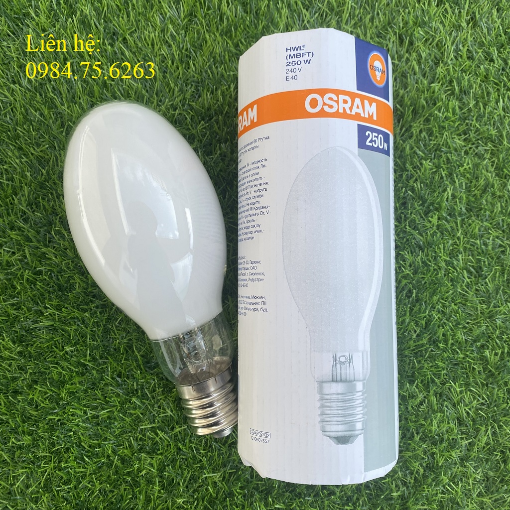 Bóng đèn cao áp osram 250w  thủy ngân trực tiếp