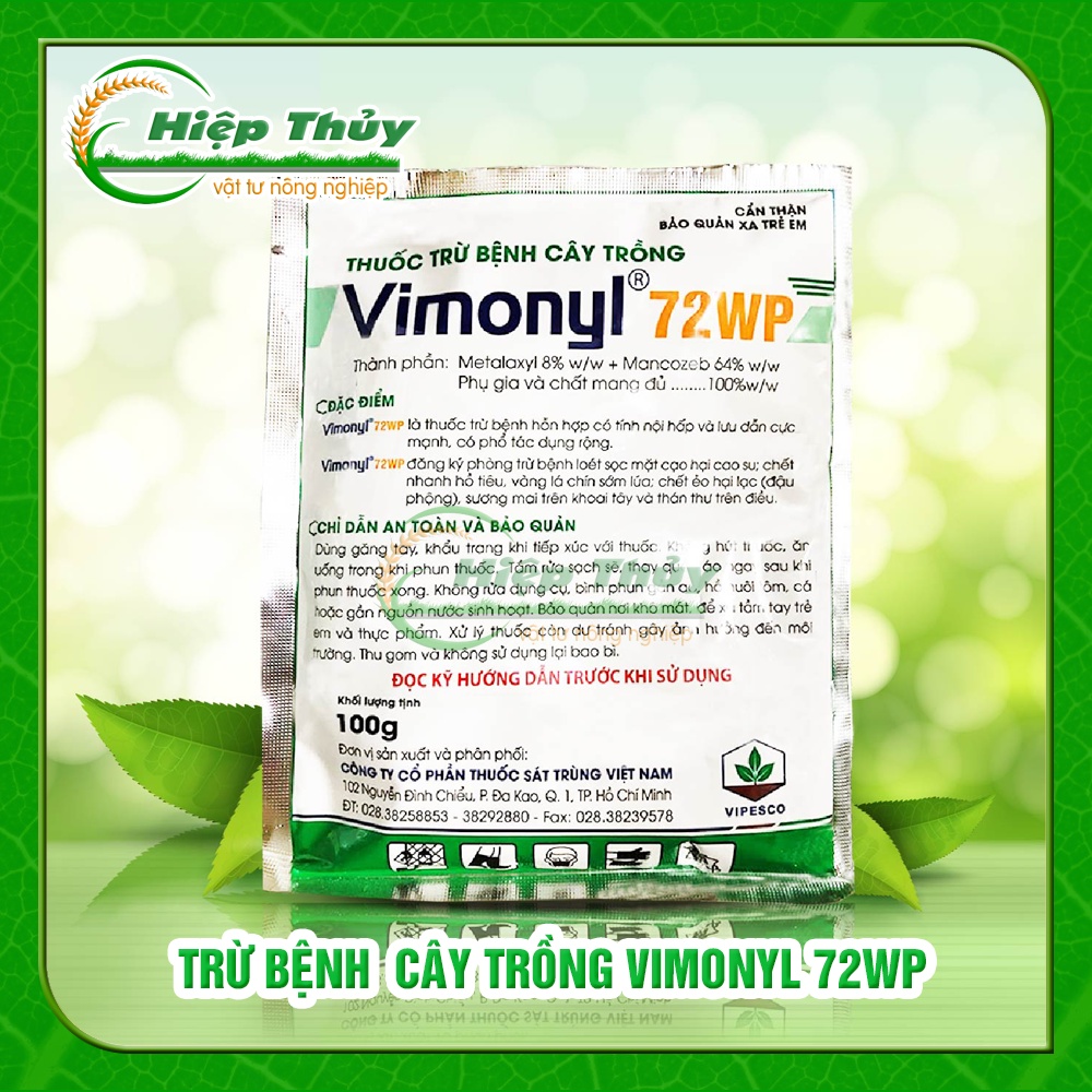 Thuốc trừ bệnh vimonyl 72wp 100gr