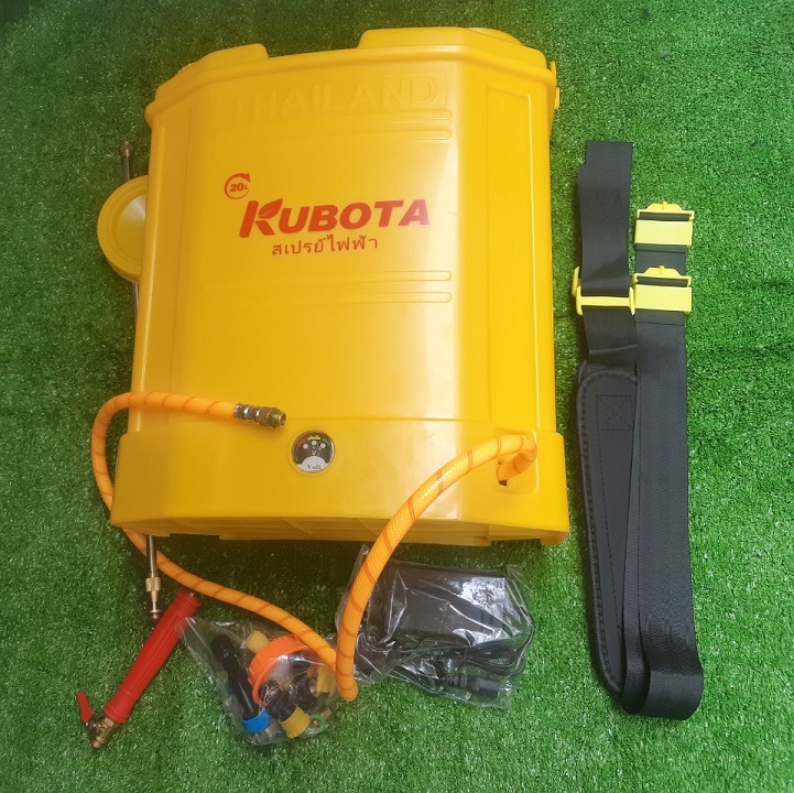 Bình xịt điện 1 bơm 20 lít hiệu kubota accu 12v-8ah