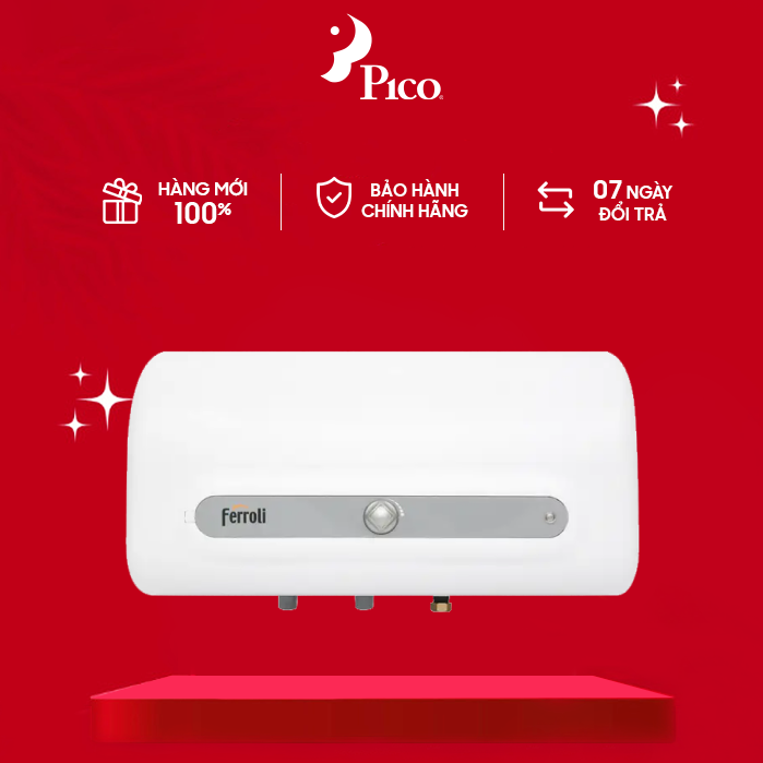 Bình nóng lạnh gián tiếp ferroli 30 lít 2500w qq evo meeh