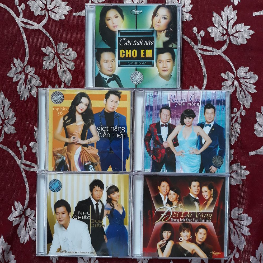 Bộ 5 đĩa cd Thúy Nga phono