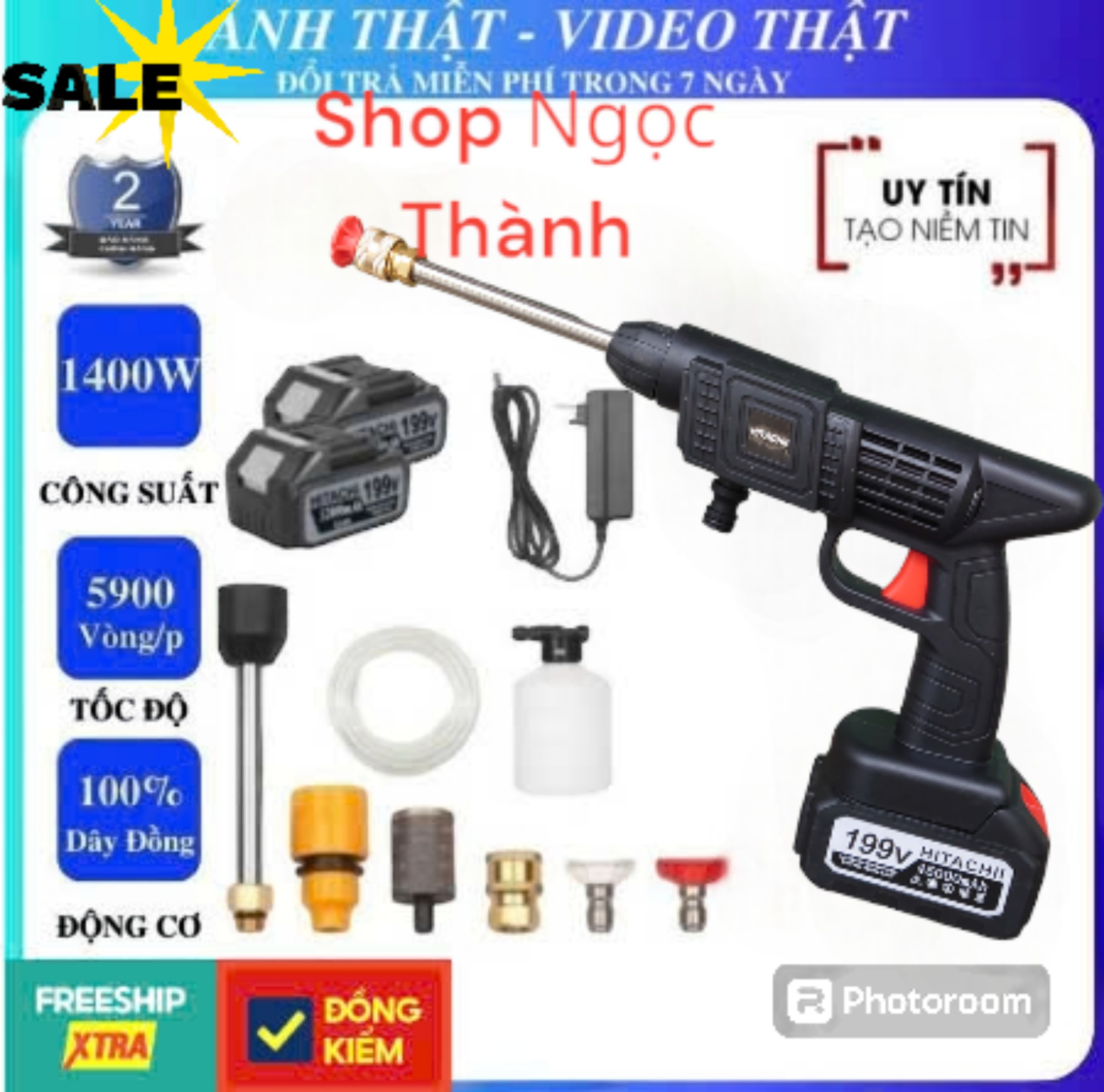 Máy Rửa Xe Cầm Tay Mini Cao Áp Gia Đình Dùng Pin Chuẩn Động Cơ Lõi Đồng Siêu Khỏe Súng Rửa Xe Áp Lực Cao Đánh Bay Vết Bẩn Siêu Trâu Có Chế Độ Phun Sương Tạo Bọt Tuyết Rửa Nhà Rửa Sân Vườn Tưới Cây Tiện Lợi