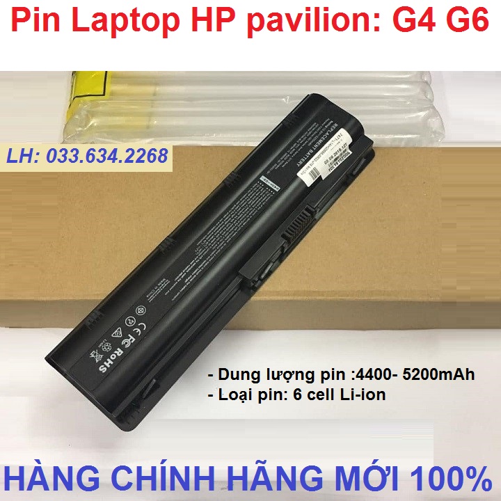 Pin Laptop HP pavilion G4 G6 - Pin Laptop HP pavilion G4