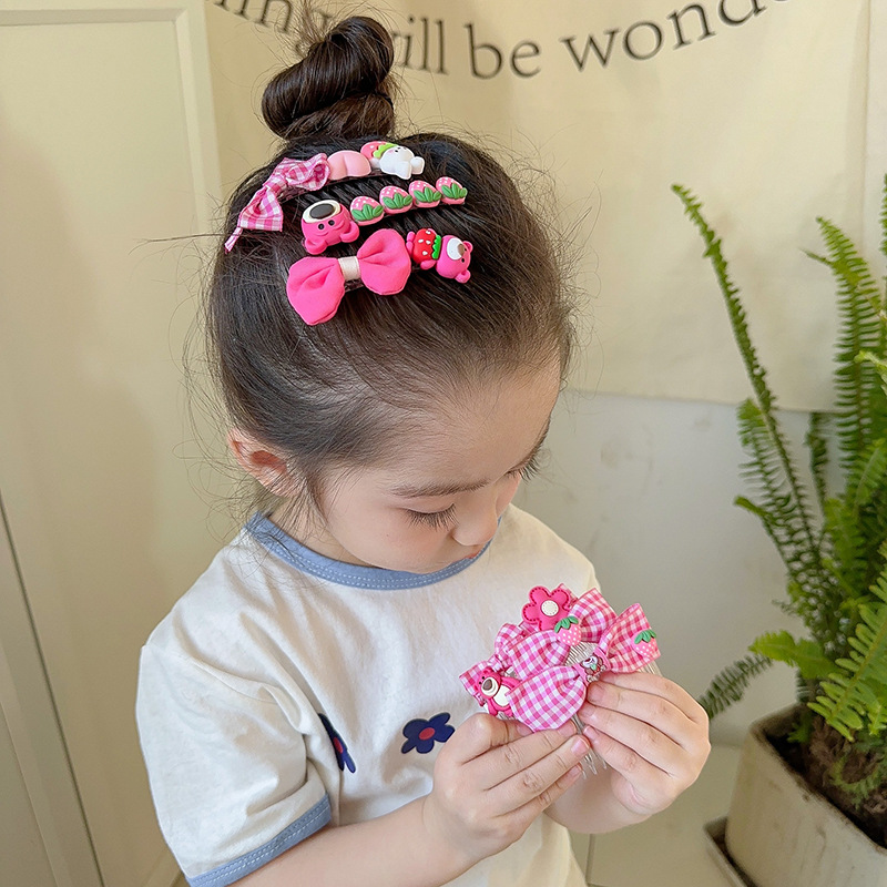 Cài tóc sược tóc mái cho bé gái Hàn Quốc lớn cực xinh- 1 Cái