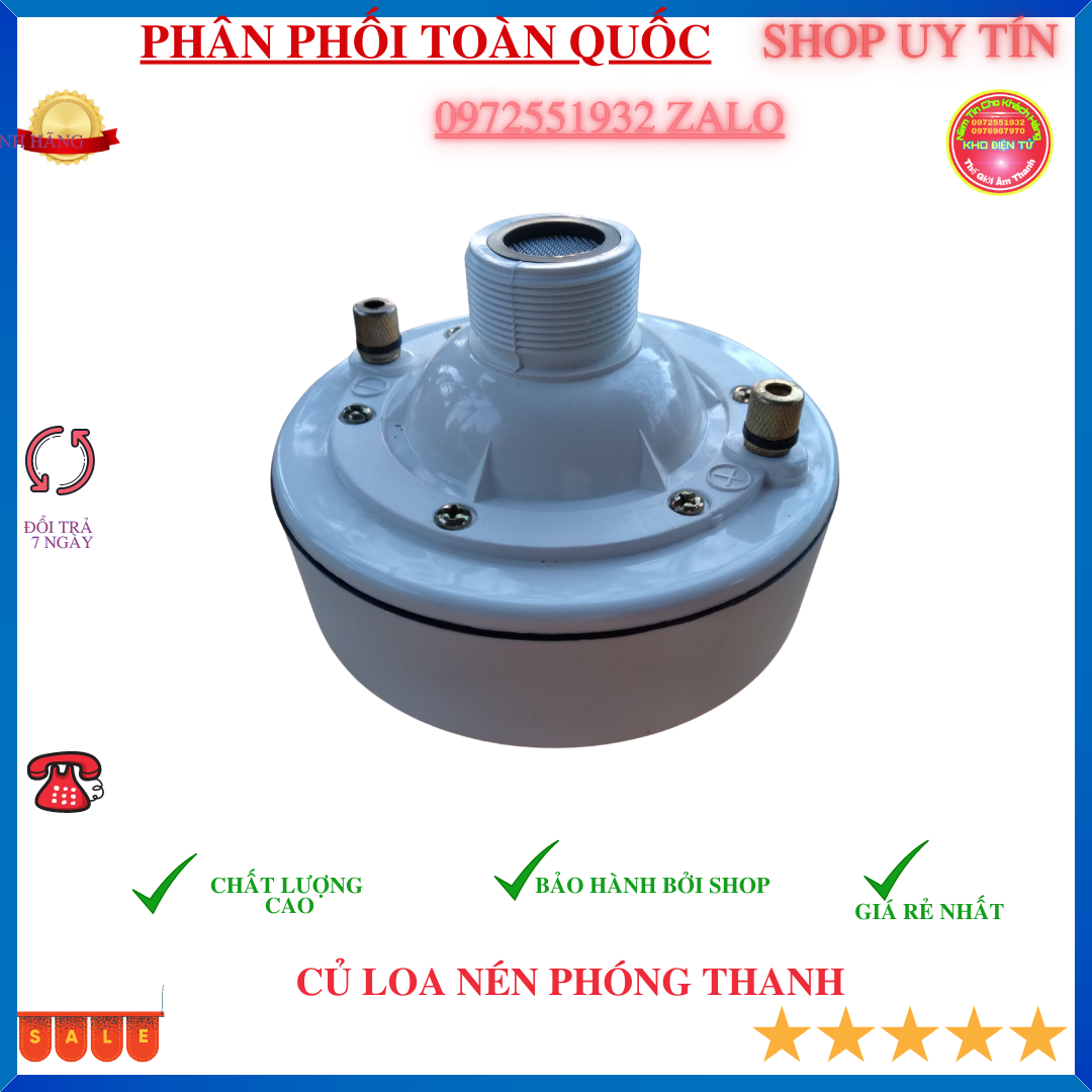 Củ loa phóng thanh 60w - thay thế loa nén - loa phóng thanh