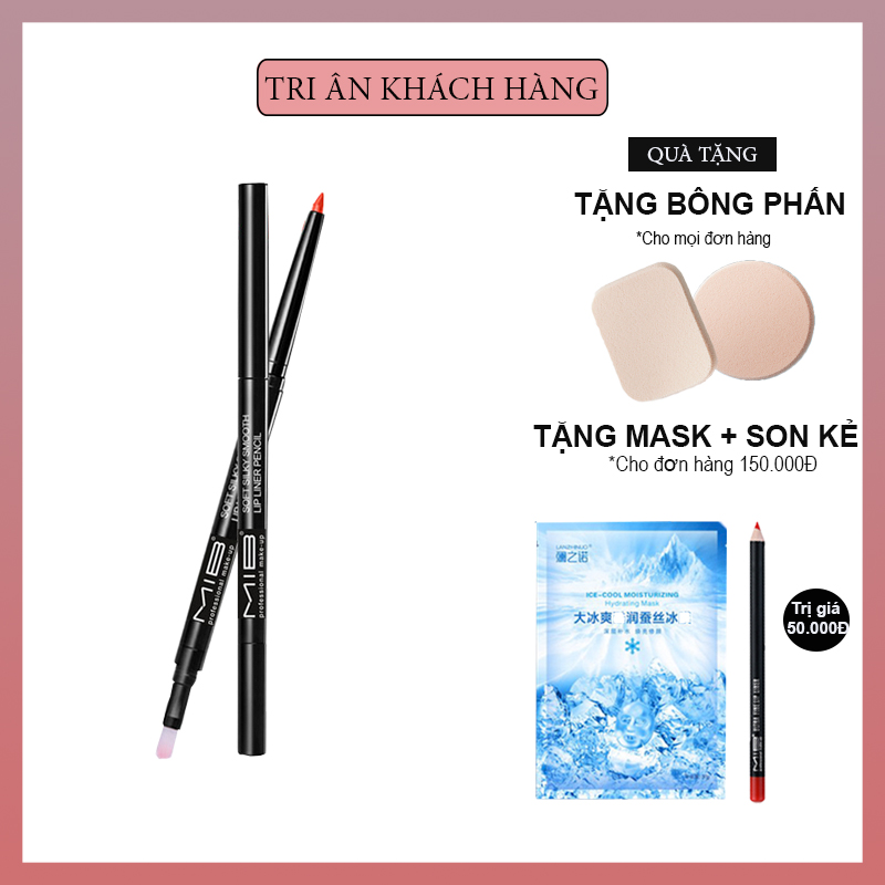 Son Kẻ Viền Môi "MIB" Mỹ phẩm cao cấp không thấm nước, giữ màu lâu (9 màu)