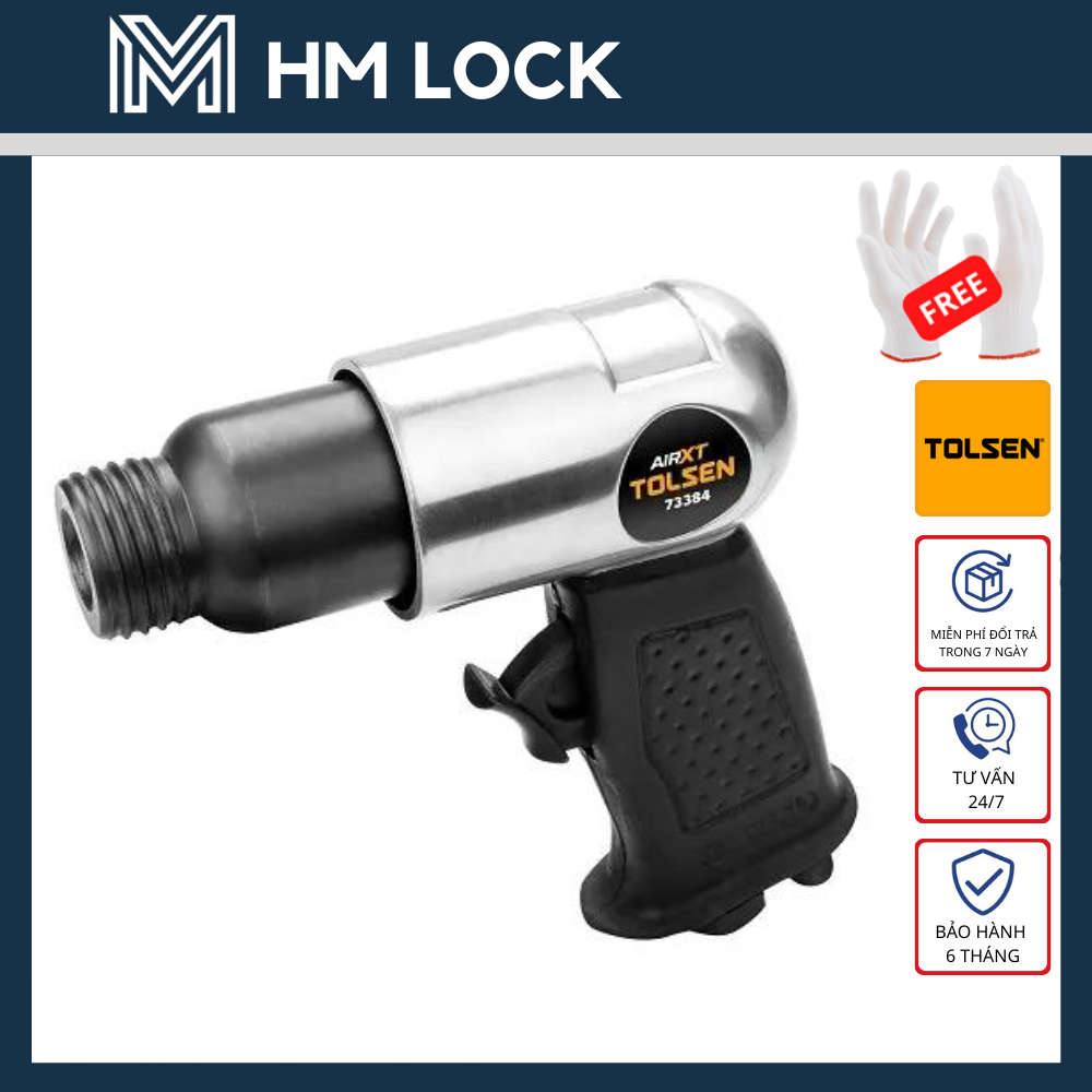 Bộ 9 món máy búa hơi tolsen 73384 - hàng chính hãng - hm lock