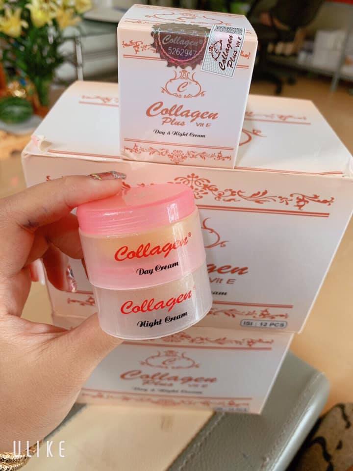 Kem collagen vit plus E Chính hãng - Combo 2 kem face và Soap rửa mặt